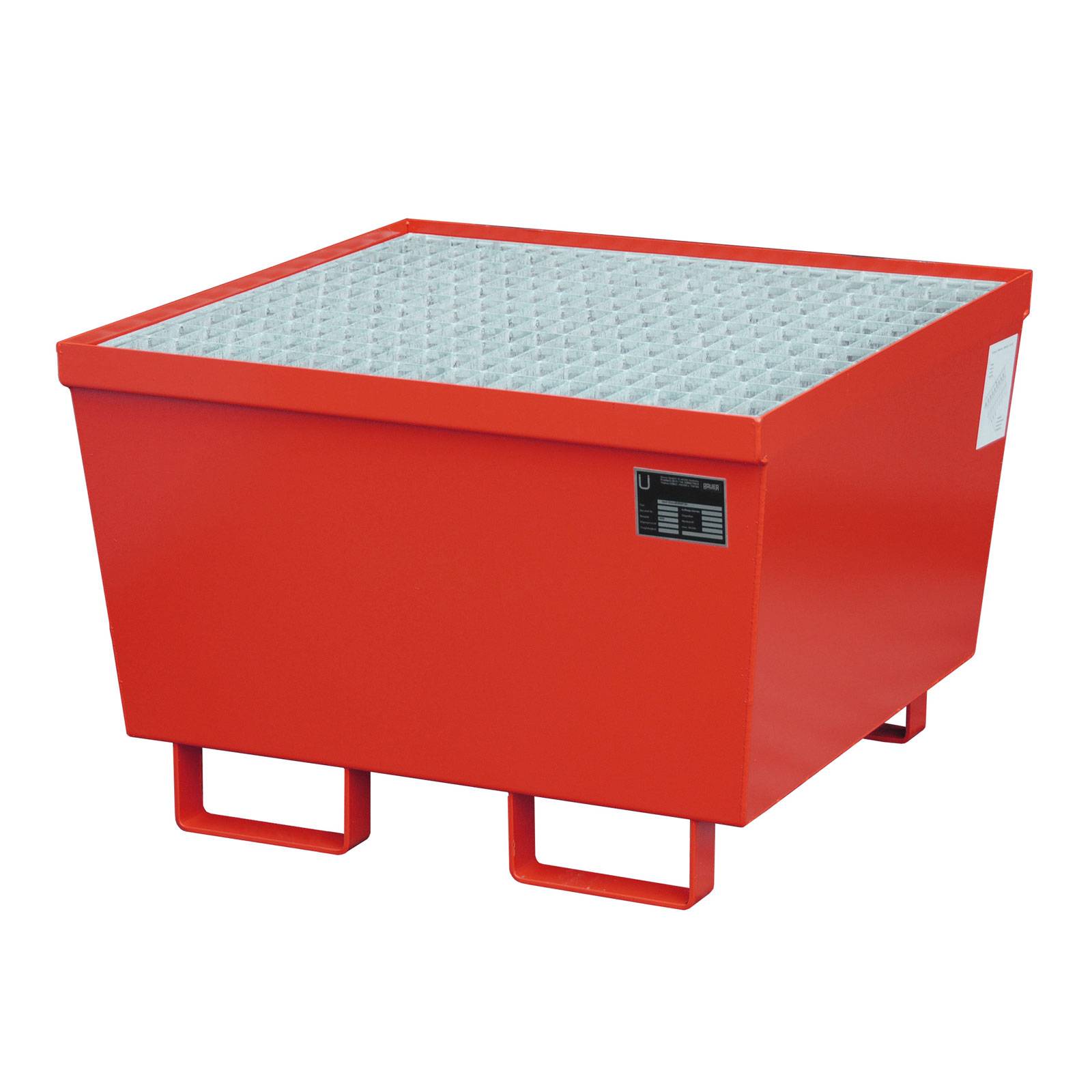 Auffangwanne AM-1, lackiert, Feuerrot