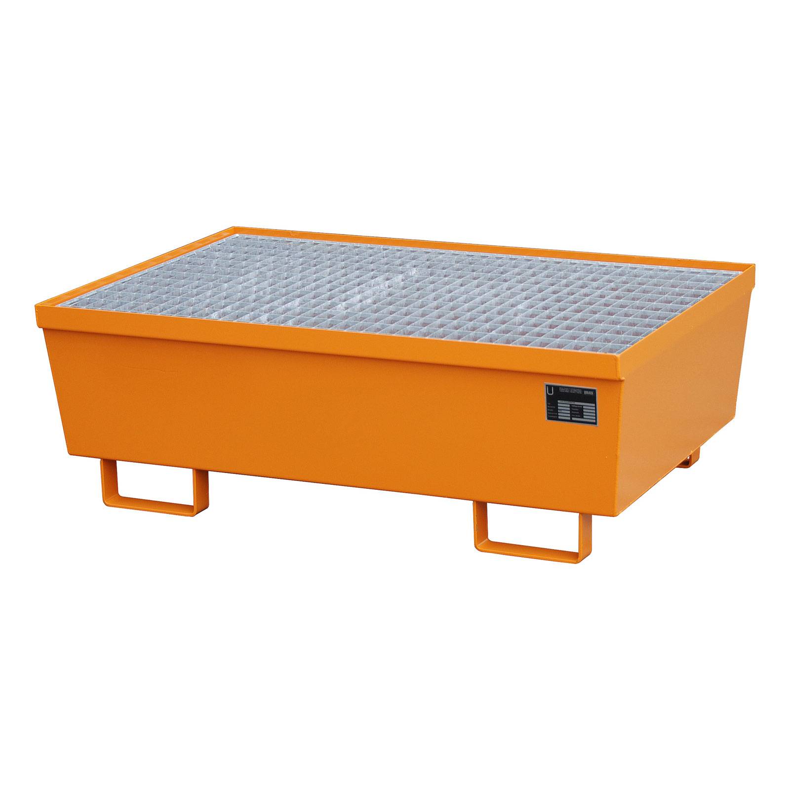 Auffangwanne AM-2, lackiert, Gelborange