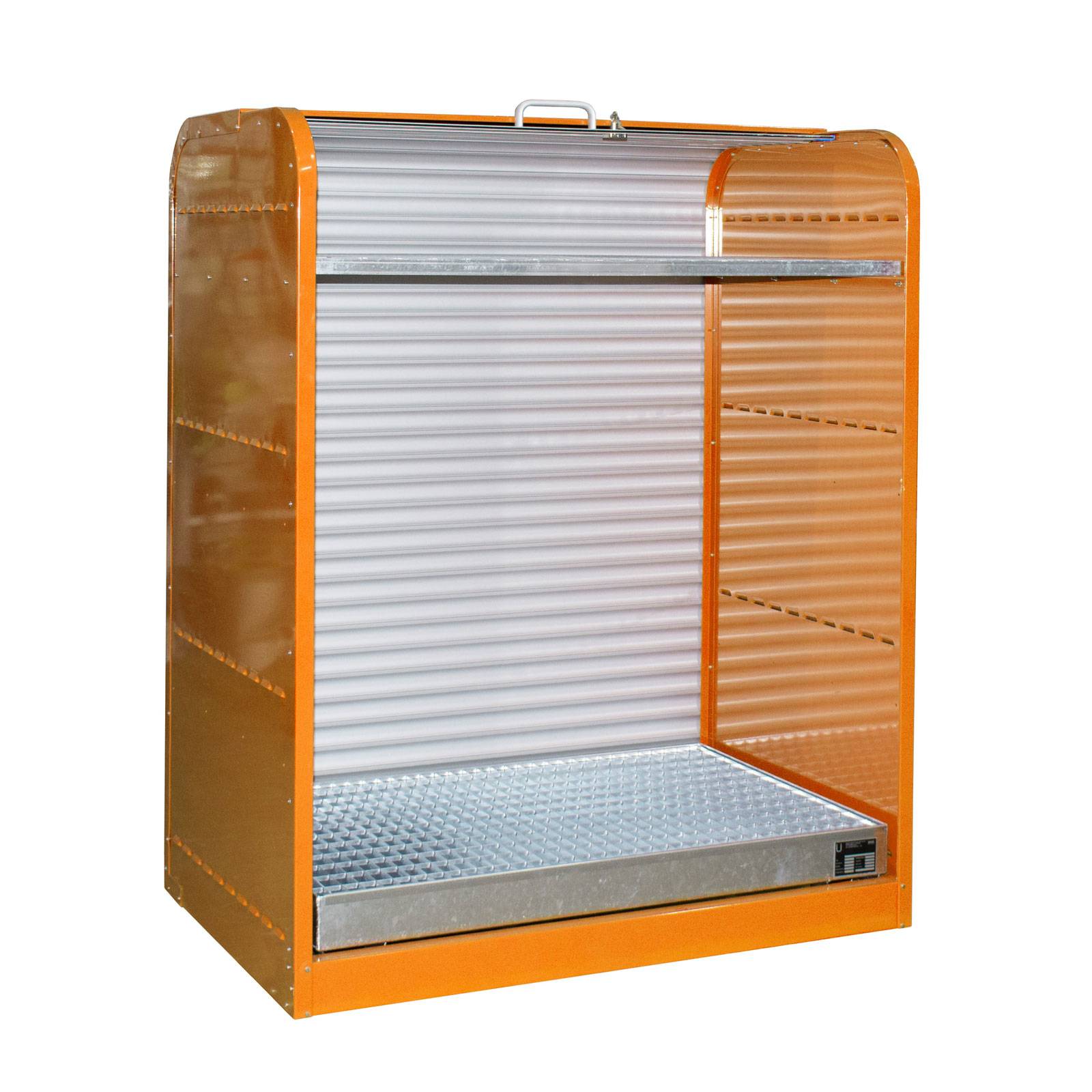 Gefahrstoff-Rollladenschrank RSG-2, lackiert, Gelborange