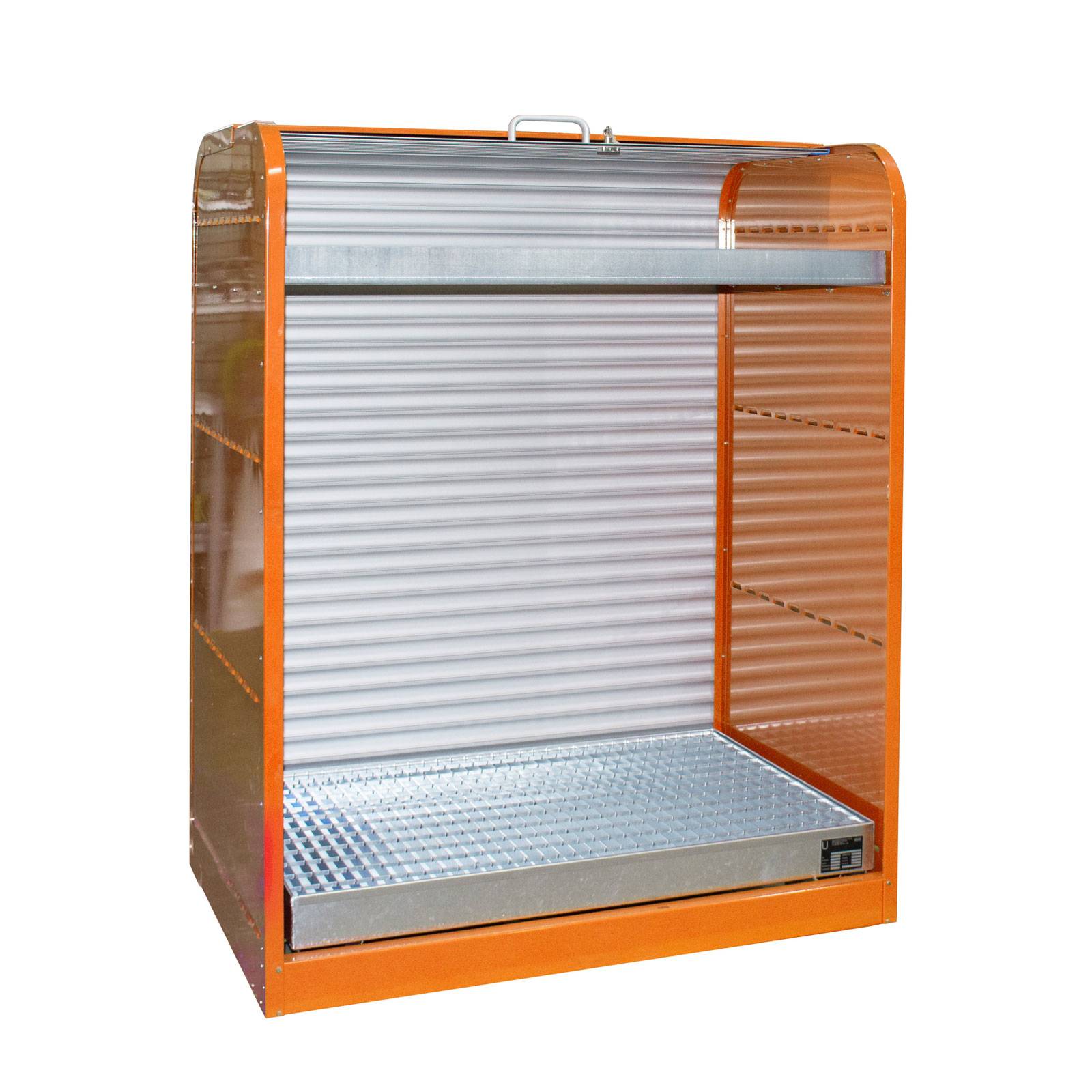 Gefahrstoff-Rollladenschrank RSG-3, lackiert, Gelborange