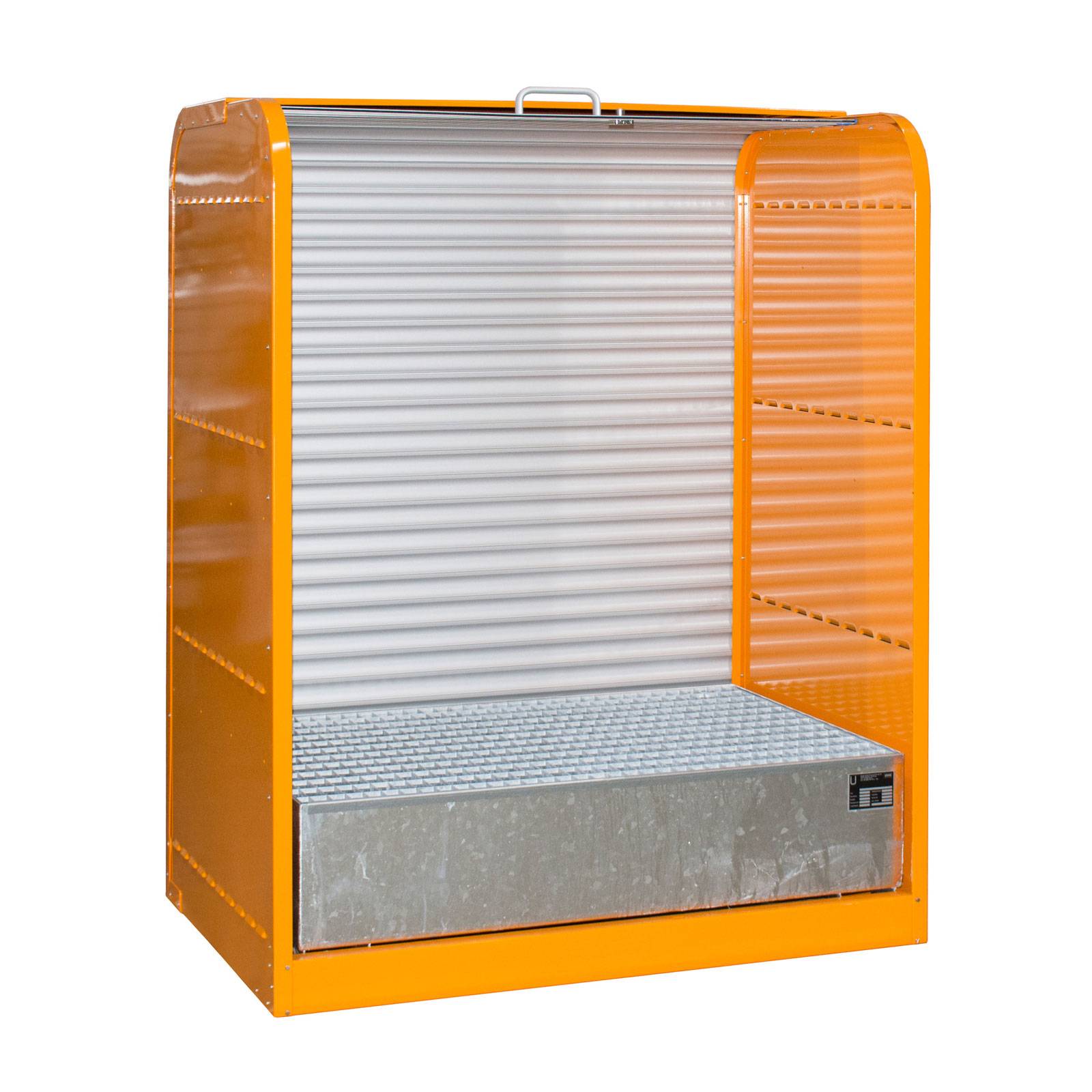 Gefahrstoff-Rollladenschrank RSG-1, lackiert, Gelborange