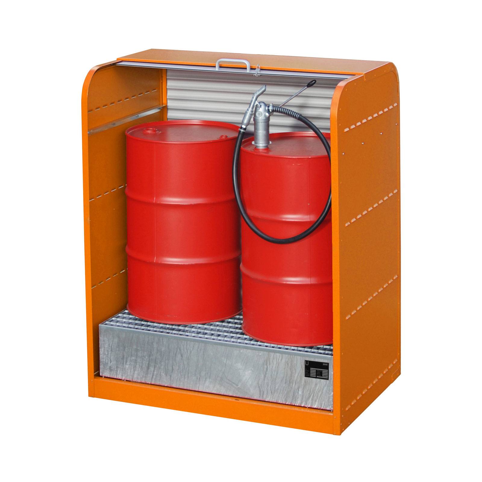 Gefahrstoff-Rollladenschrank RSG-1, lackiert, Gelborange