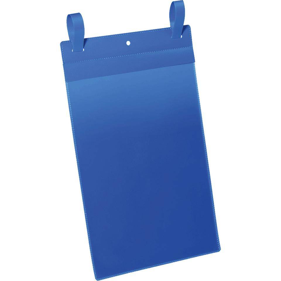 DURABLE Gitterboxtasche, mit Lasche, blau/transparent, A4, Hochformat, 50/VE