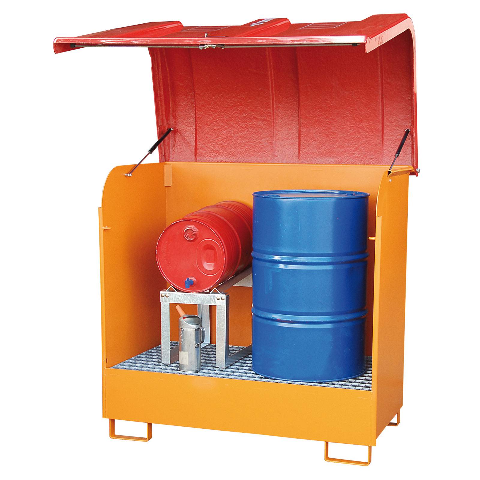 Gefahrstoff-Depot GD-B, lackiert, Gelborange