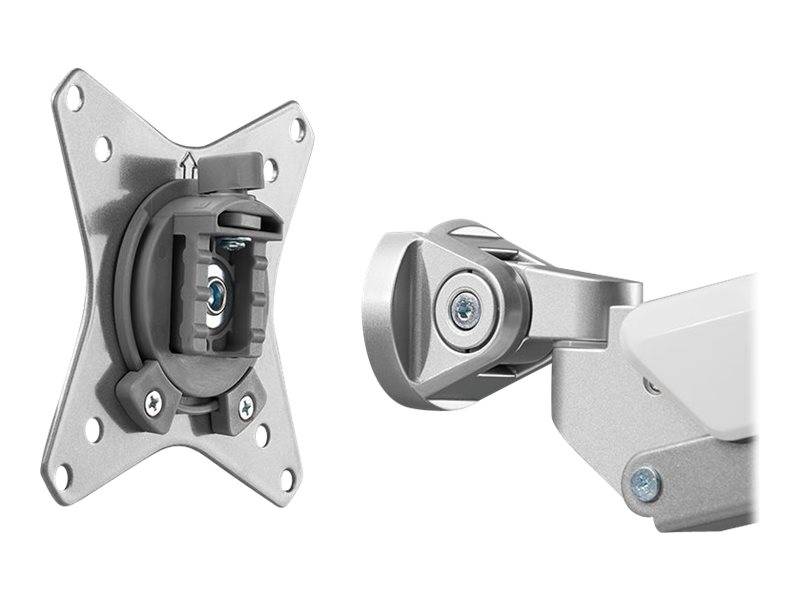 LogiLink - Befestigungskit - einstellbarer Arm - für 2 LCD-Displays / Curved LCD-Displays - Kunststoff, Aluminium, Stahl