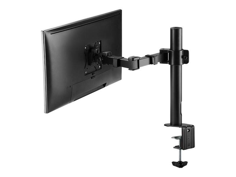 LogiLink Befestigungskit - einstellbarer Arm - für LCD-Display - Stahl - Schwarz - Bildschirmgröße: 43.2-81.3 cm (17"-32")