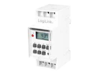 LogiLink - Automatischer Netzschalter (DIN-Schienenmontage möglich)