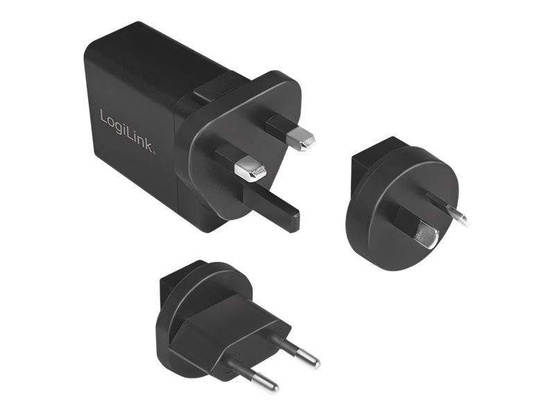 LogiLink USB Travel Charger - Netzteil - 18 Watt - 3 A - QC 3.0 (USB)