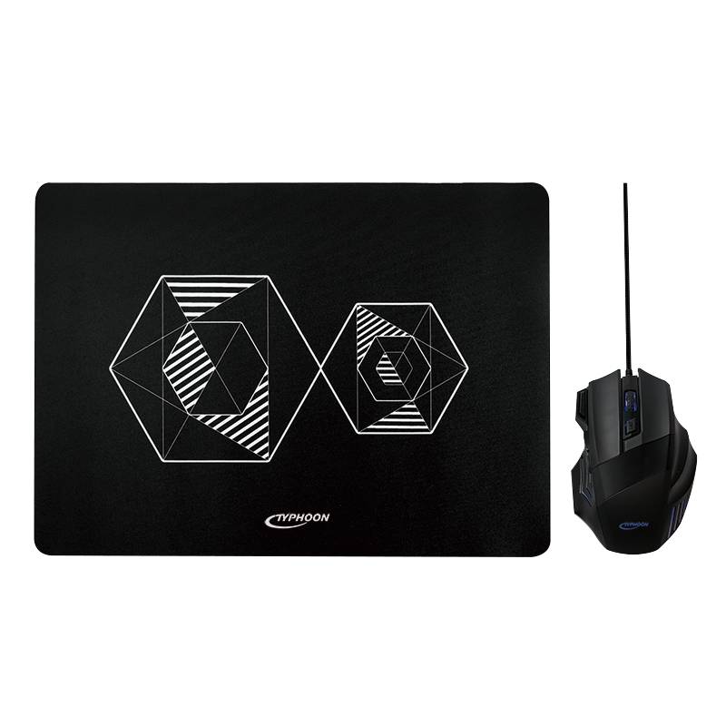 Typhoon Gaming Combo Set aus Maus und Mauspad