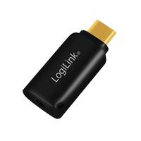 LogiLink - Adapter USB-C auf Klinkenstecker - USB-C männlich bis Stereo Mini-Klinkenstecker weiblich
