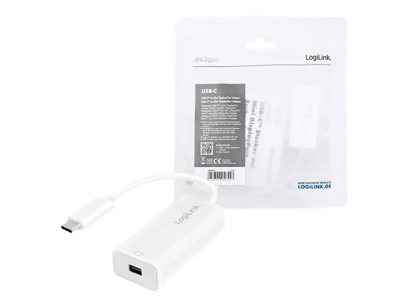 LogiLink - USB/DisplayPort-Adapter - 24 pin USB-C (M)