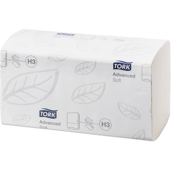 Handtücher Advanced H3 V-Falz 2-lagig weiß VE=15x250 Stück