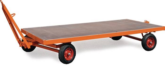 Industrieanhänger L3000xB1500mm Trgf.3000kg 1-Achs-Drehschemel-Lenkung Vollgummi