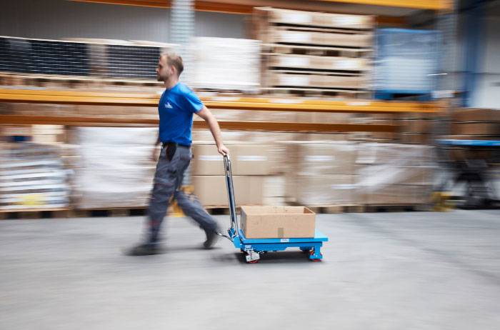 Hanselifter mobiler Scherenhubtischwagen SPA150 Tragkraft 150kg