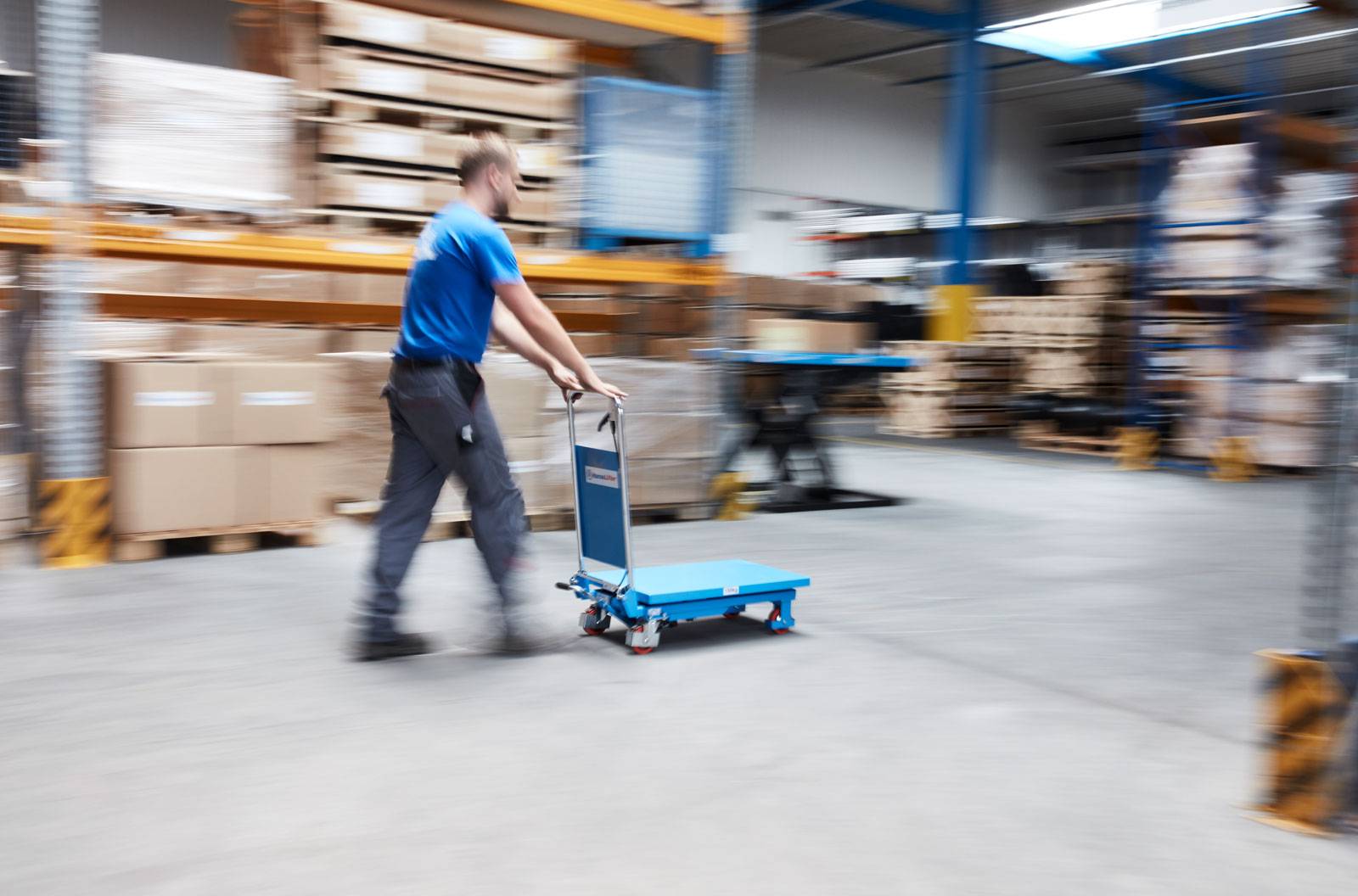 Hanselifter mobiler Scherenhubtischwagen SPA150 Tragkraft 150kg