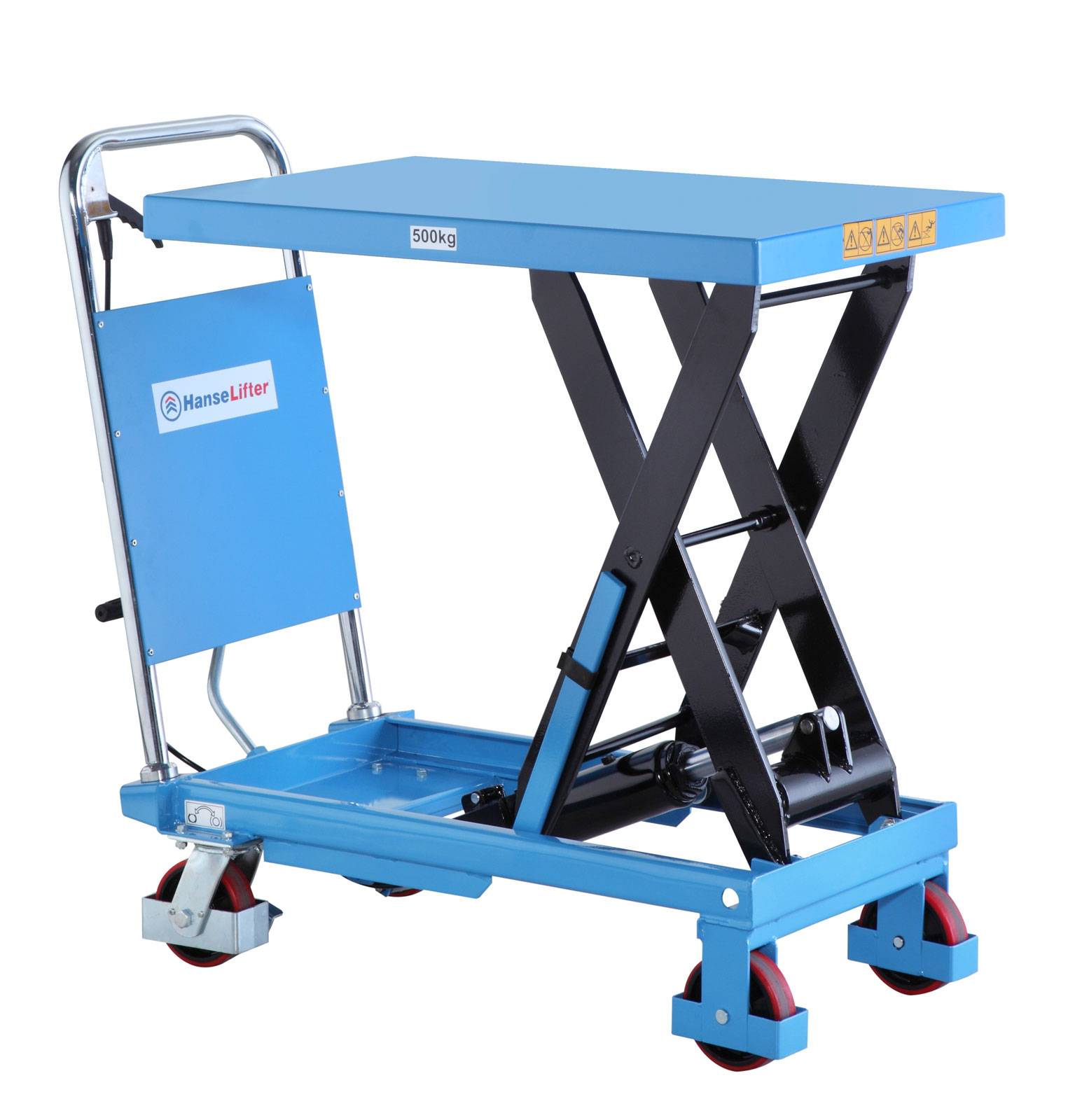 Hanselifter mobiler Scherenhubtischwagen SPA500 Tragkraft 500kg