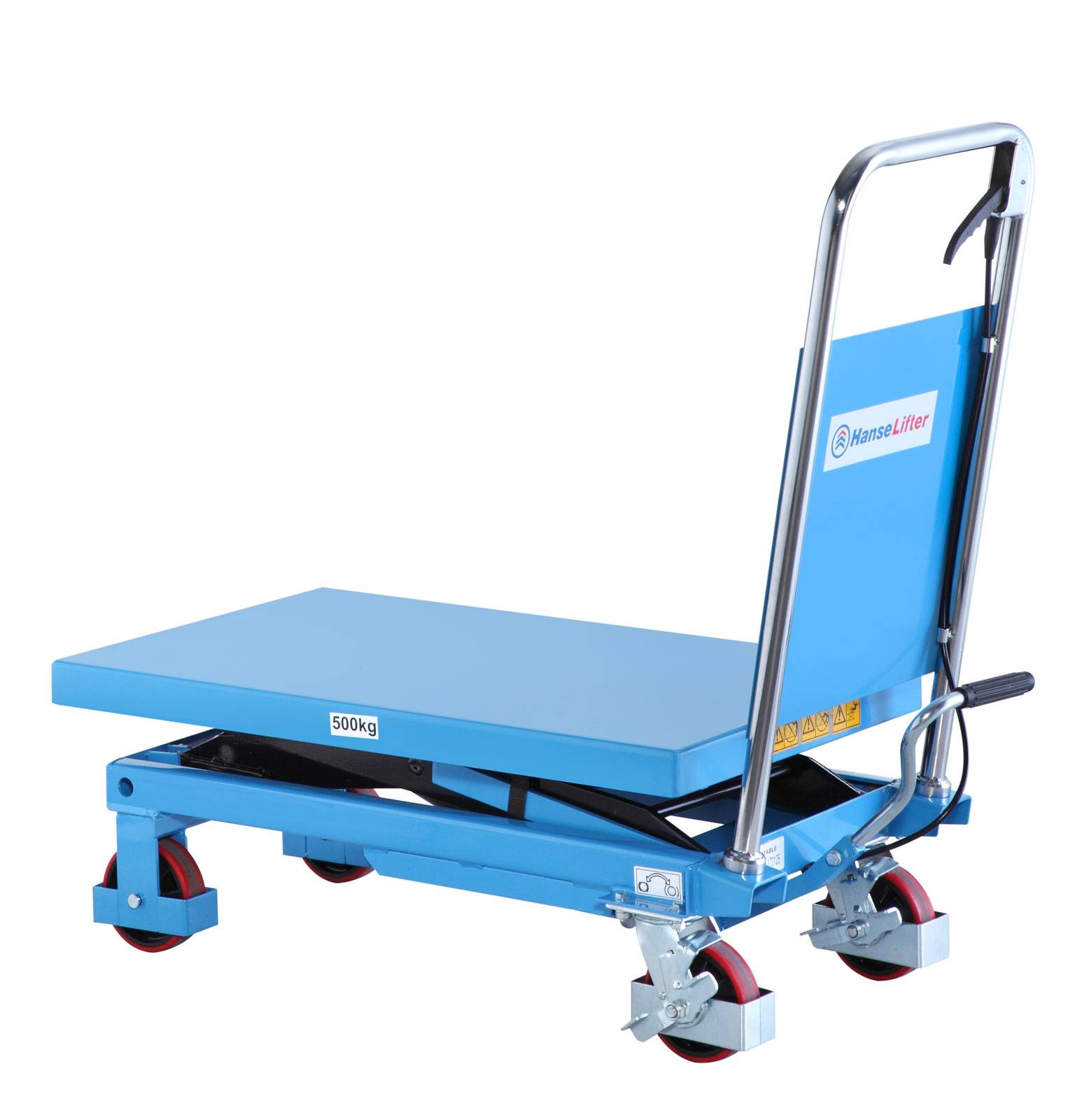Hanselifter mobiler Scherenhubtischwagen SPA500 Tragkraft 500kg