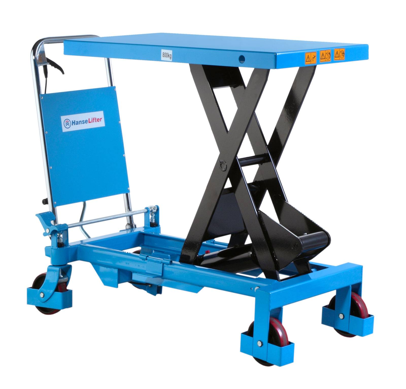 Hanselifter mobiler Scherenhubtischwagen SPA800 Tragkraft 800kg