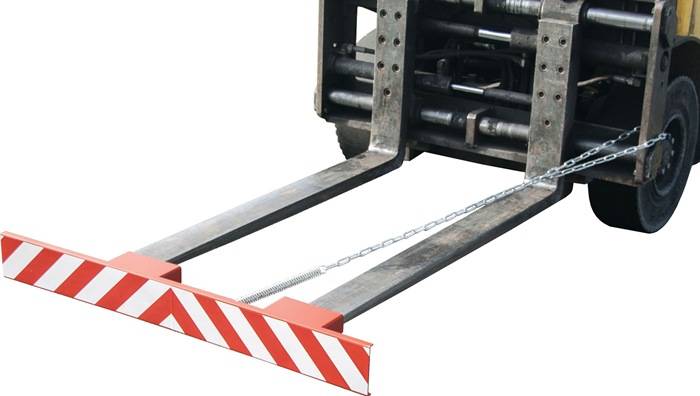 Schutzschild f.Gabelstapler GZS feuerrot BAUER