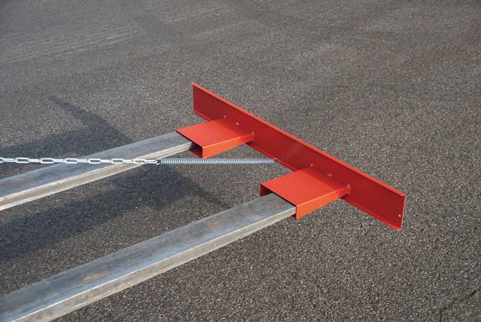 Schutzschild f.Gabelstapler GZS feuerrot BAUER