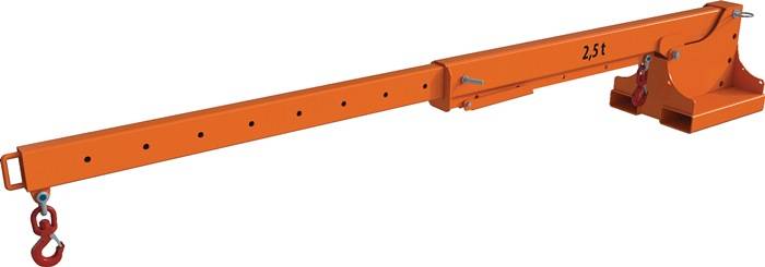 Teleskoplader max.3690mm Trgf.2500kg gelborange lack.f.Gabelstapler BAUER