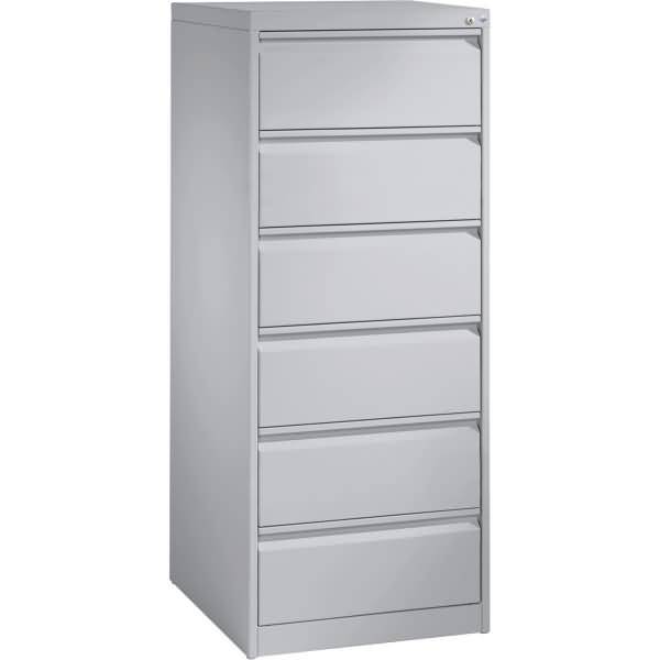 Karteischrank Acurado 12736322 S10000 A5quer 6 Schübe lichtgrau