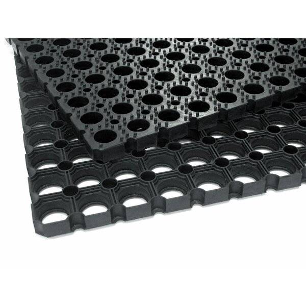 Ringgummimatte Eazycare Scrub - 100 x 150 cm schwarz.