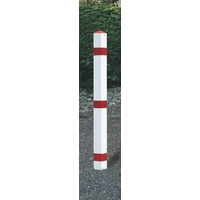 Sperrpfosten STA rot-weiß m.Bodenhülse m.Spitzkappe URBANUS Sperrpfosten STA rot-weiß m.Bodenhülse m.Spitzkappe URBANUS