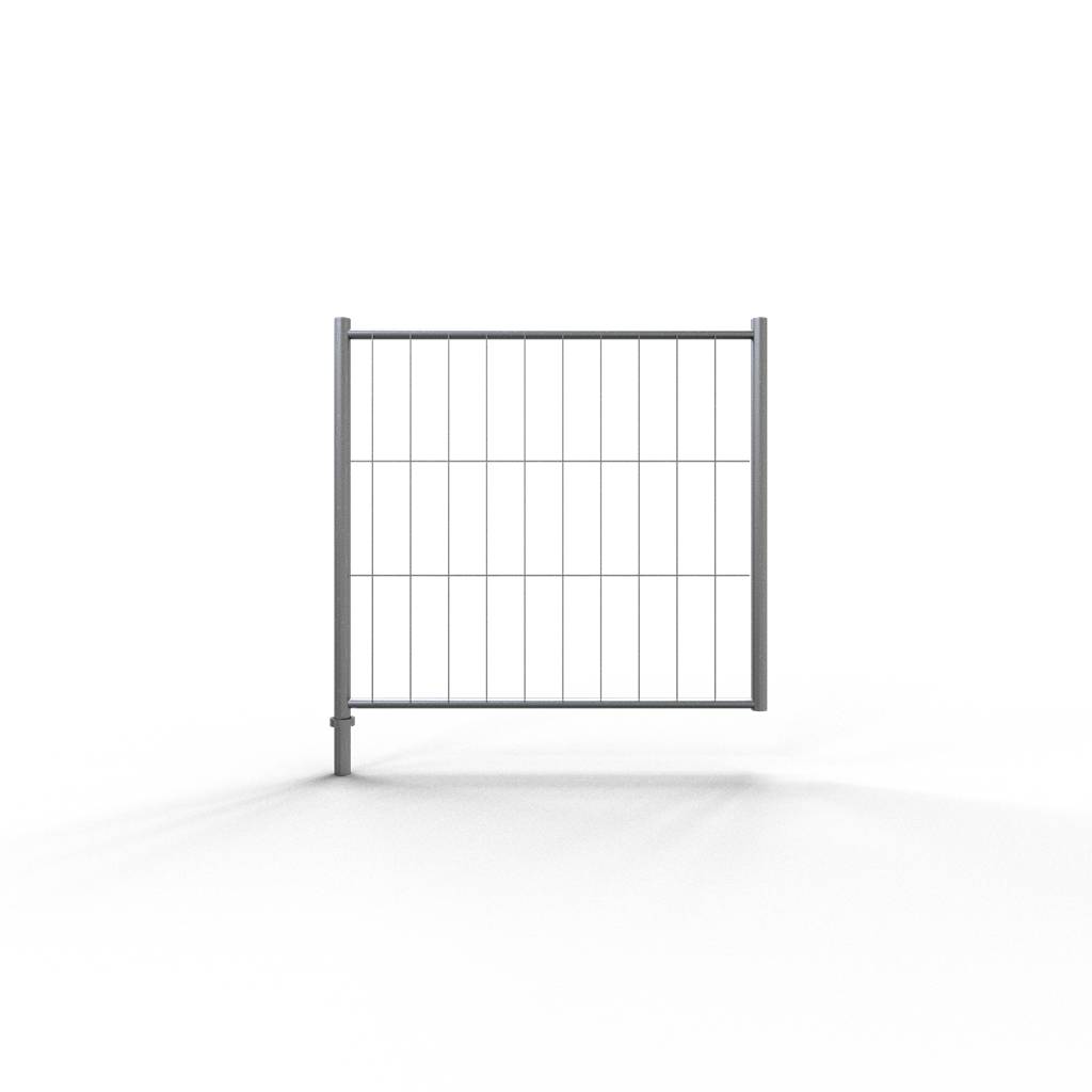 Schake 3B1212 Mobilzaun „Standard” Höhe: 1,20 m Torelement<br><br>Breite: 1,20 m