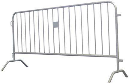 Schake Absperrgitter Typ D, verzinkt, 2,5m lang mit 18 Stäben