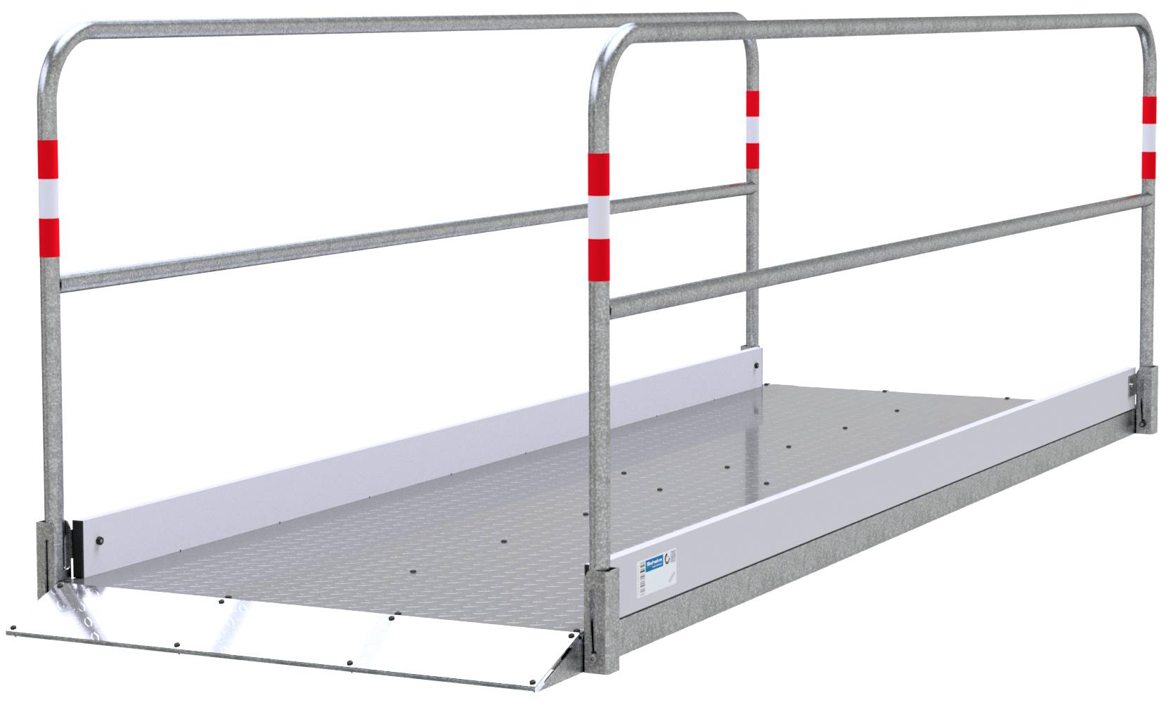 Schake 20273 Grabenbrücke aus Stahl / Aluminium Breite: 1,00 m, Länge: 3,30 m