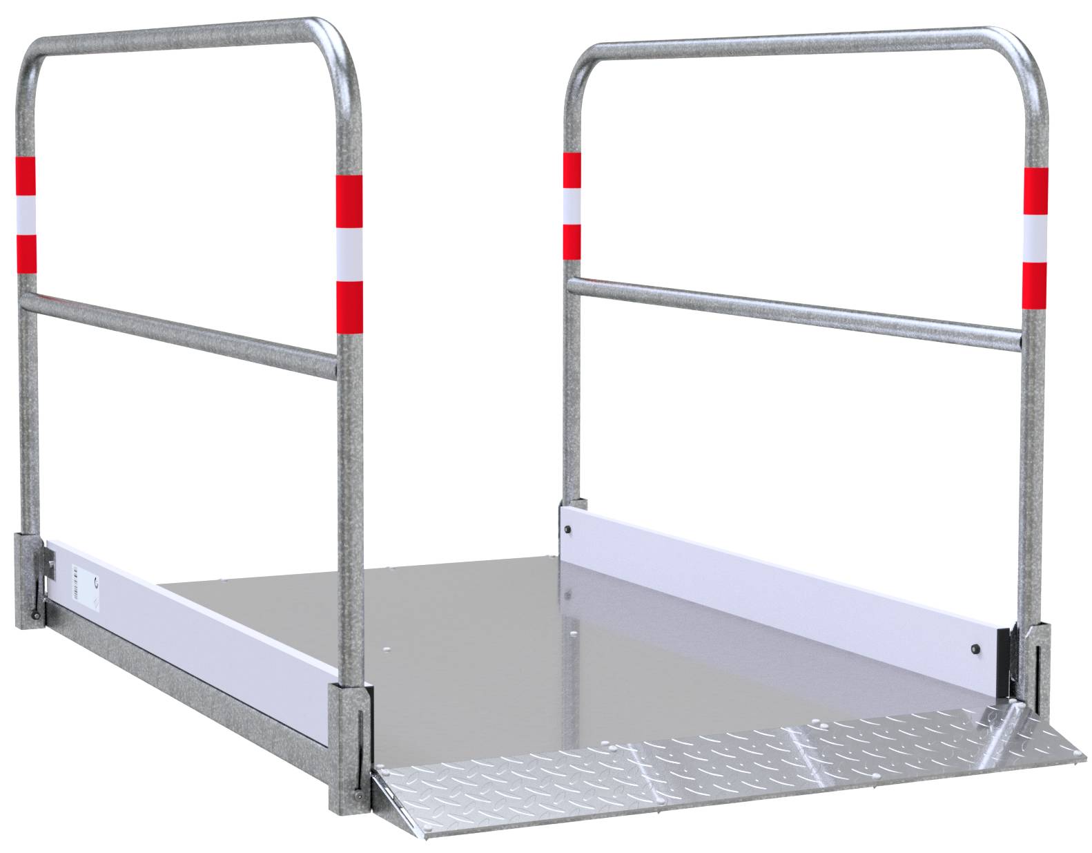 Schake 20270 Grabenbrücke aus Stahl / Aluminium Breite: 1,00 m, Länge: 1,80 m