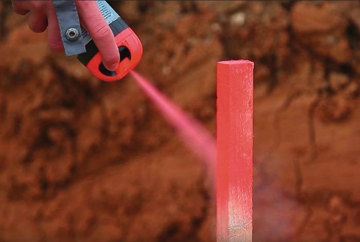 Baustellenmarkierspray FLUO TP neonblau 500ml Spraydose SOPPEC