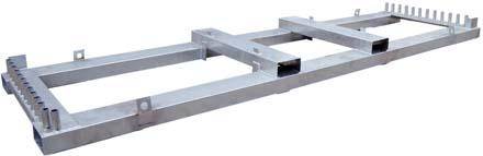 Lager-Transporttraverse B3560xT1020 mm vzk für Mobilzaun - Artikel: 7830307304