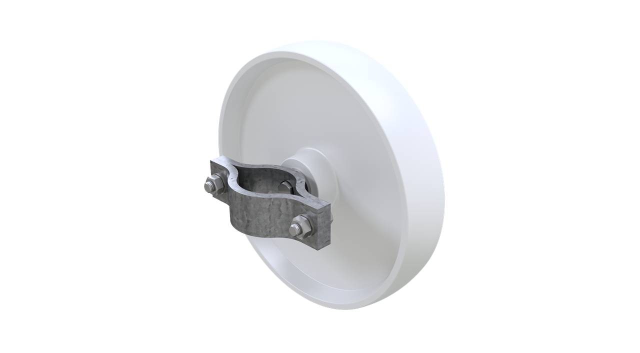 Schake 3R116 Laufrolle für Bauzaun-Torelement