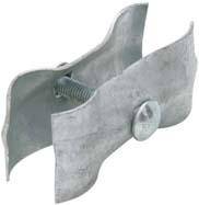 Verbindungsschelle für Mobilzäune