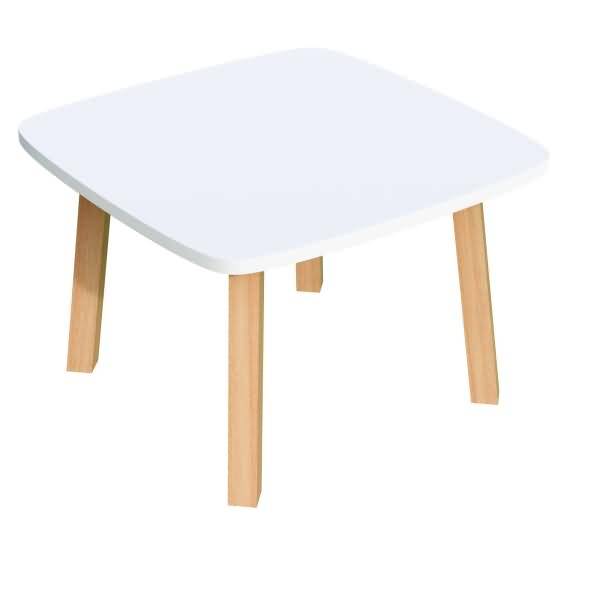 Beistelltisch Woody TB60.10.13 60x60cm buche/weiß