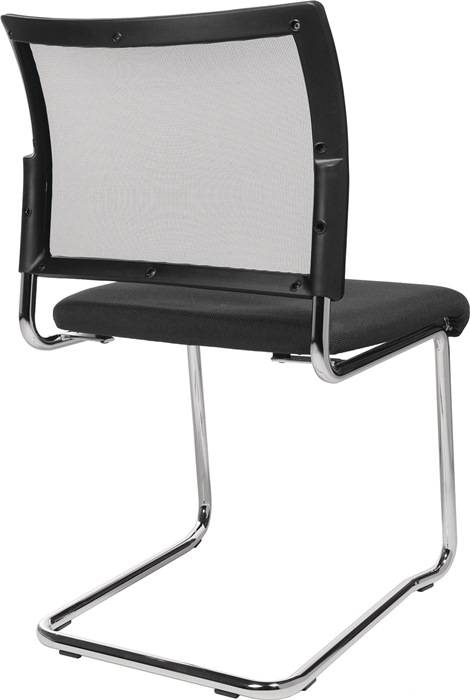 Schwingstuhl Netzbespannung schwarz Stoff schwarz Rdrohr D.22mm