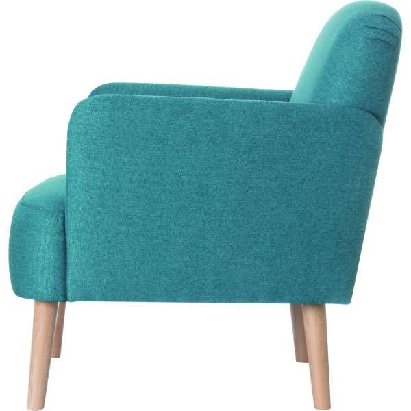 Sessel Brooks Retro-Look blau