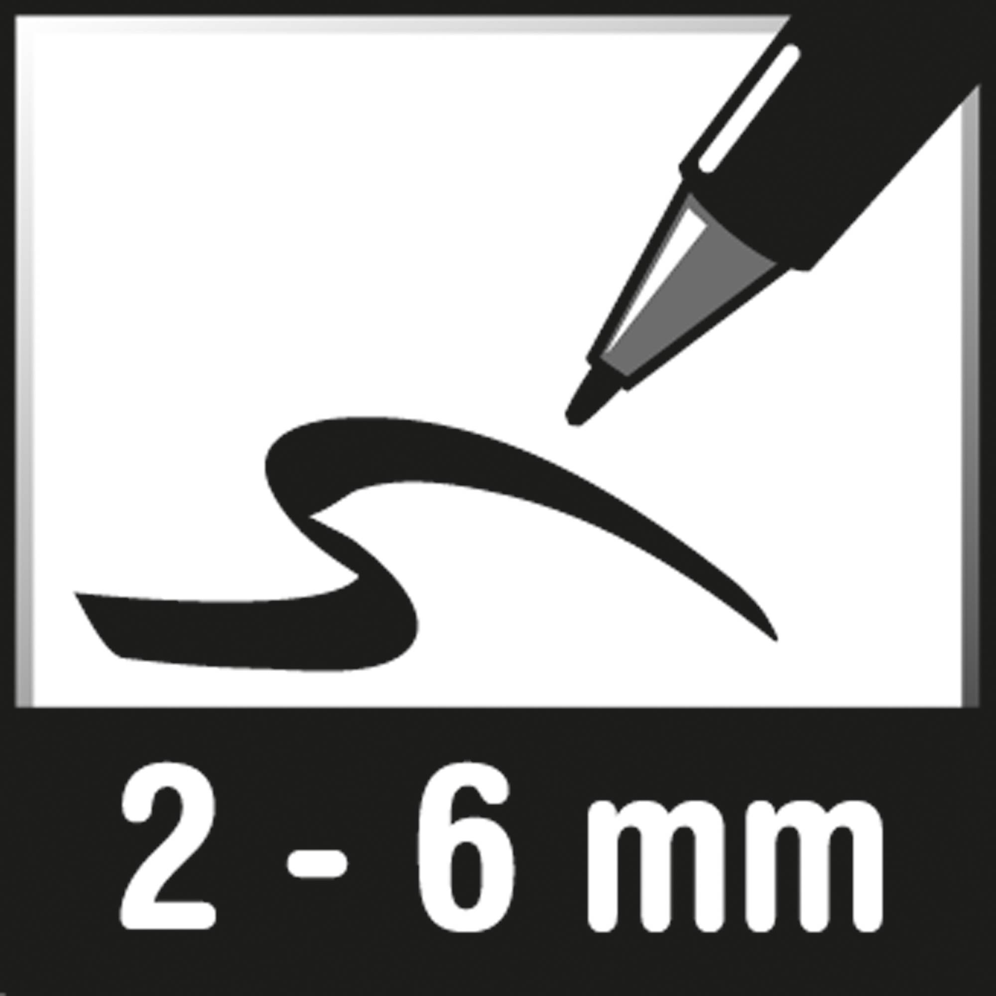 Franken Tafelschreiber Z1901 sortiert 2-6mm 10 St./Pack,