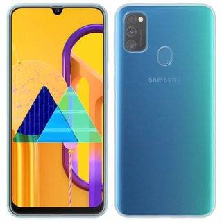 Silikon Hülle Basic kompatibel mit Samsung Galaxy M30s (M307F) Case TPU Soft Handy Cover Schutz Transparent