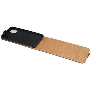 Flip Case kompatibel mit Samsung Galaxy Note 10 Lite (N770F) Handy Tasche vertikal aufklappbar Schutzhülle Klapp Hülle Schwarz