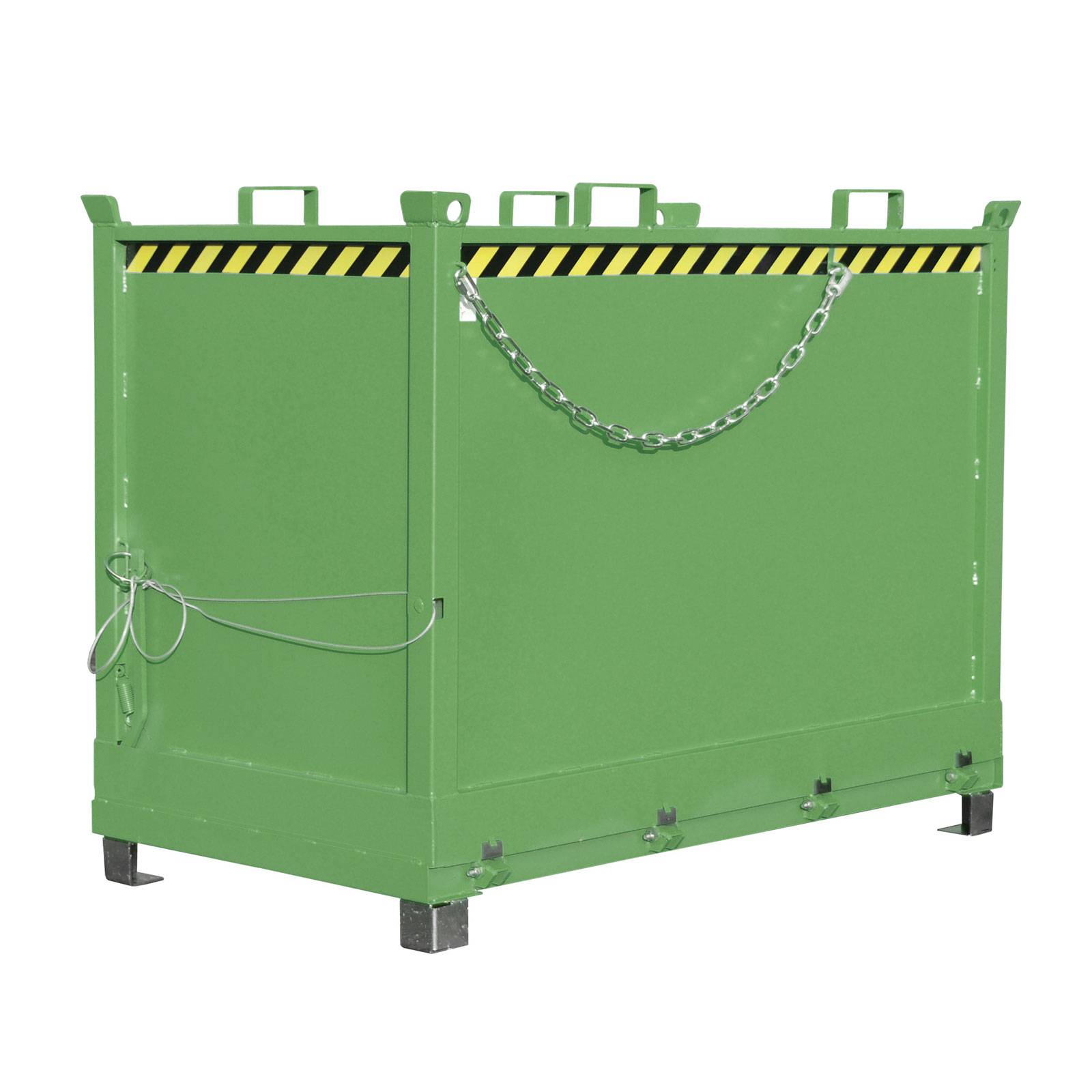 Klappbodenbehälter FB 2000, lackiert, Resedagrün