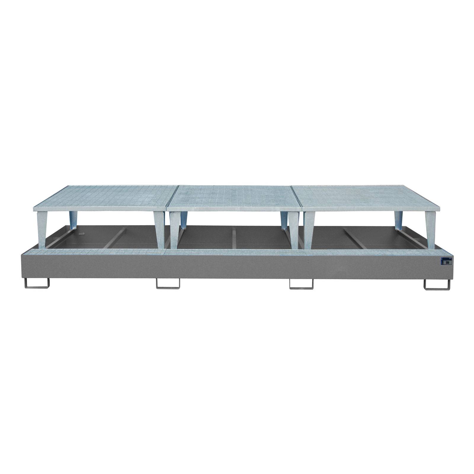 Auffangwanne AWA 1000-3, lackiert, Mausgrau