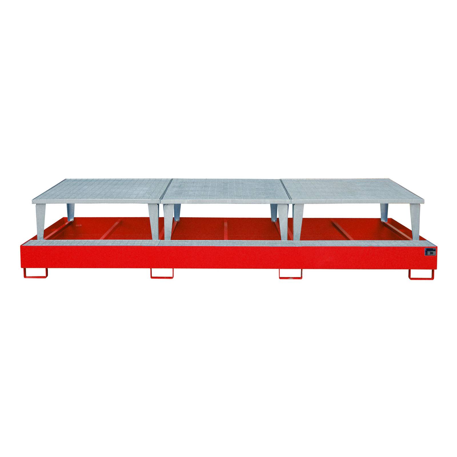 Auffangwanne AWA 1000-3, lackiert, Feuerrot