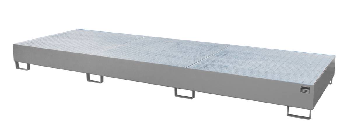 Auffangwanne AW 1000-3, lackiert, Mausgrau