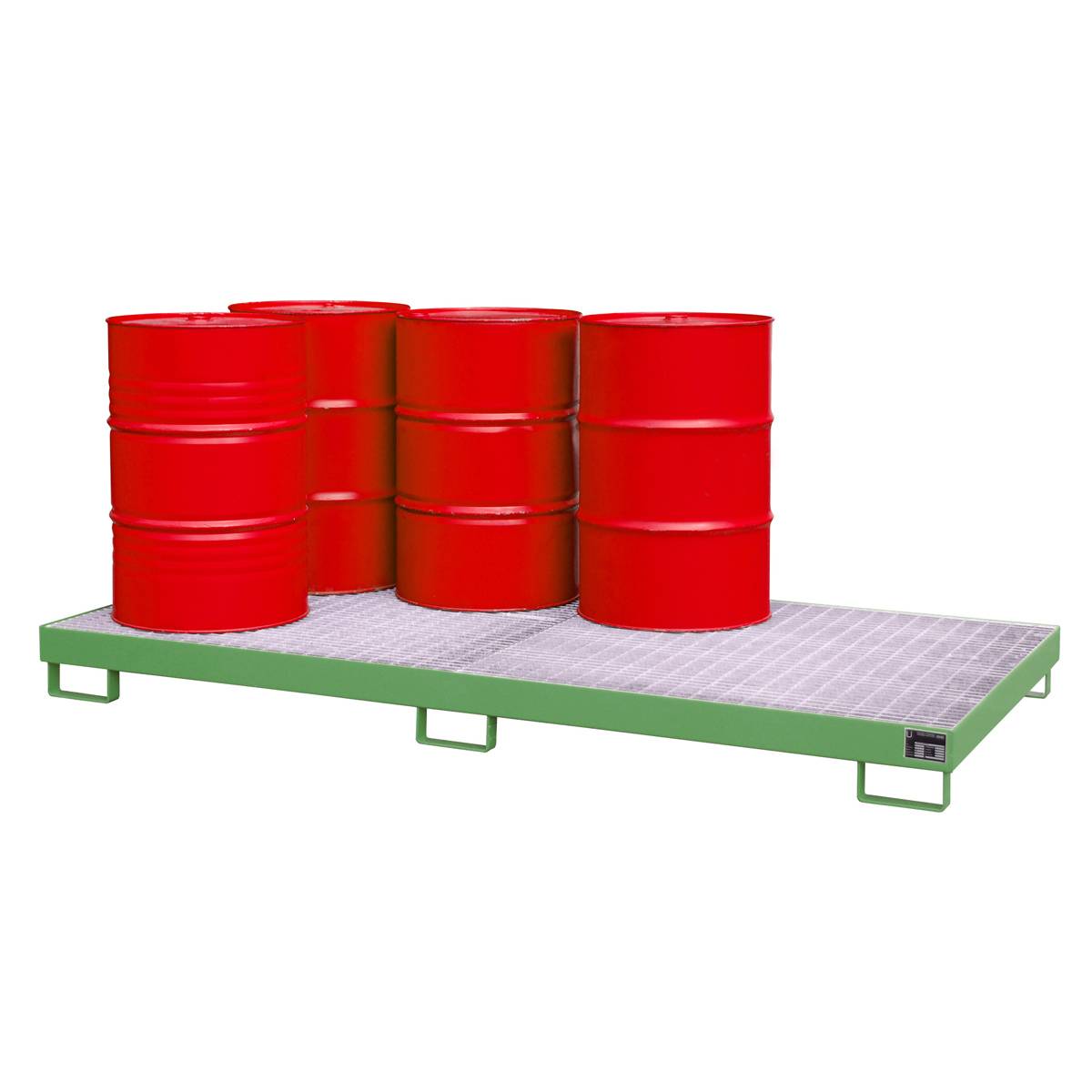 Auffangwanne AW-8, lackiert, Resedagrün