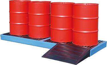 GREEN-LINE PE-Bodenschutzwanne BWPS-PE 300, aus robustem Polyethylen, Blau