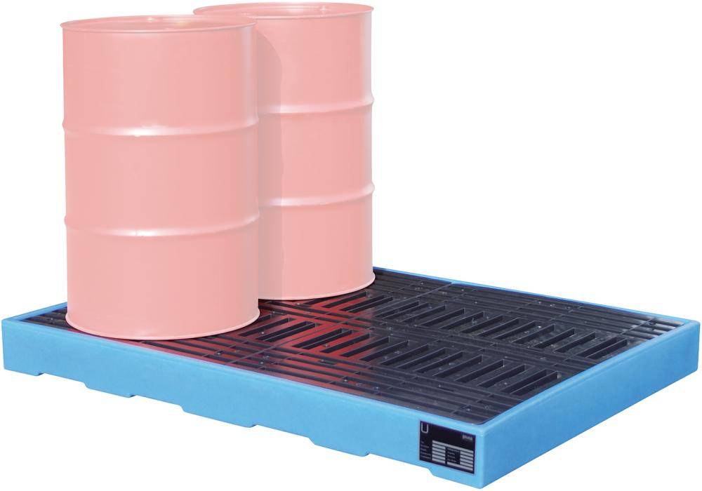 Bodenwanne 1660x1260x150 4 Fässer a 200 l