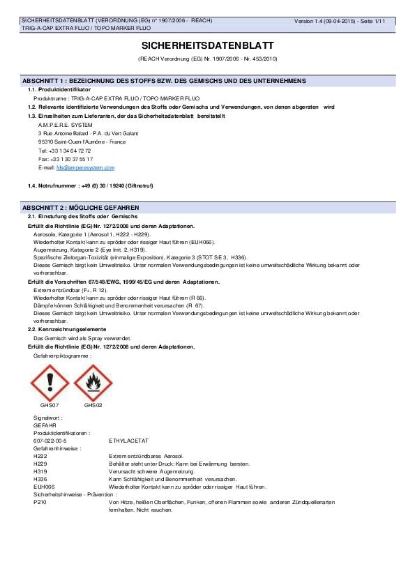 Baustellenmarkierspray t-a-c extra 500ml rot fl